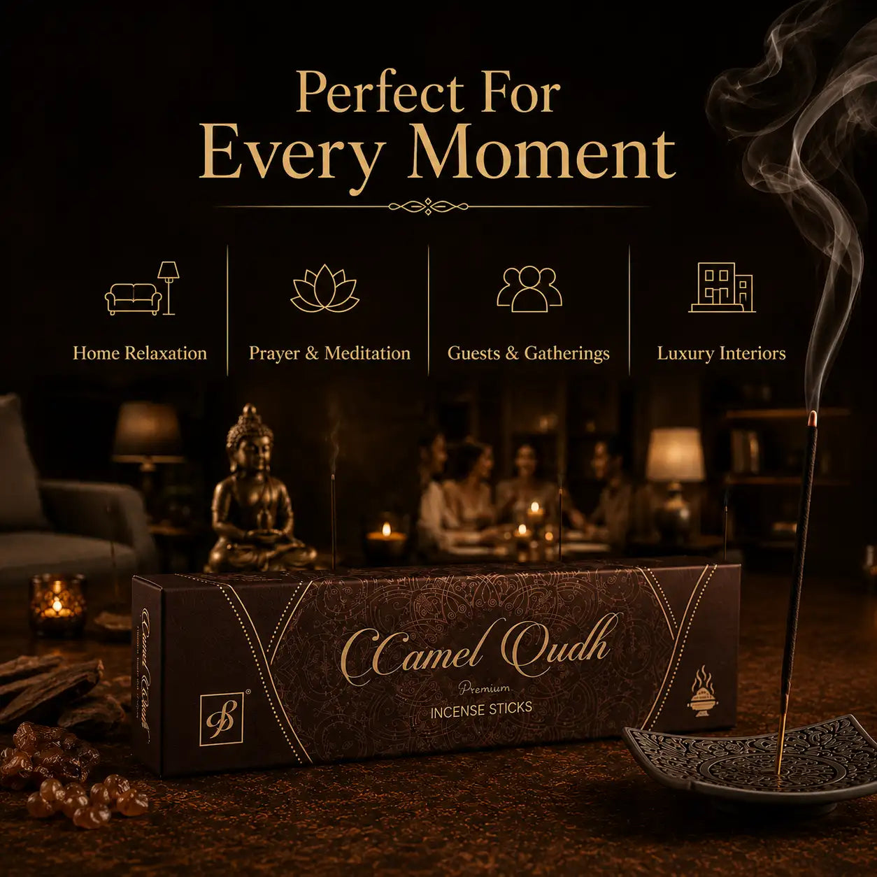 Camel Oudh Premium Incense Stick (Agarbatti) – 50gm