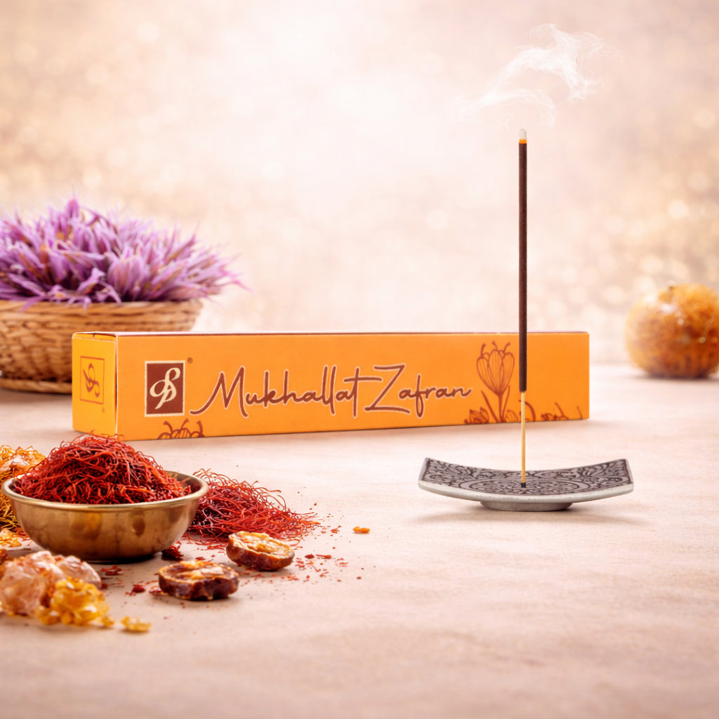 Mukhallat Zafran Premium Incense Stick (Agarbatti) – 50gm