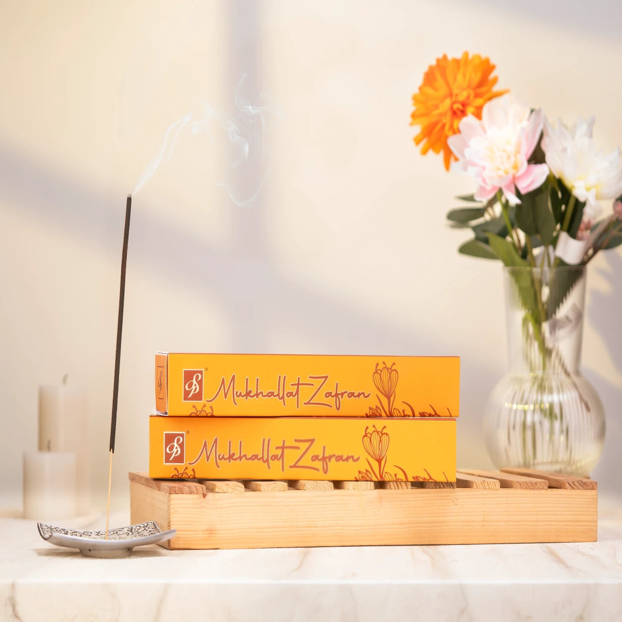 Mukhallat Zafran Premium Incense Stick (Agarbatti) – 50gm