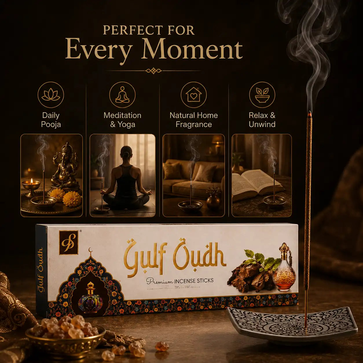 Gulf Oud Premium Incense Stick (Agarbatti) - 50gm