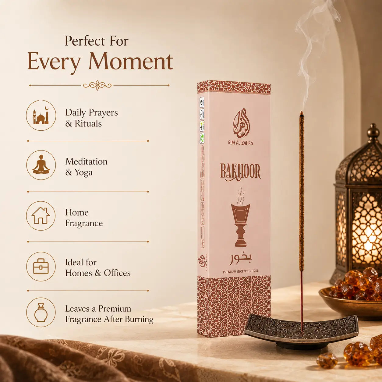 Premium Bakhoor Agarbatti 50gm – Luxury Incense Stick