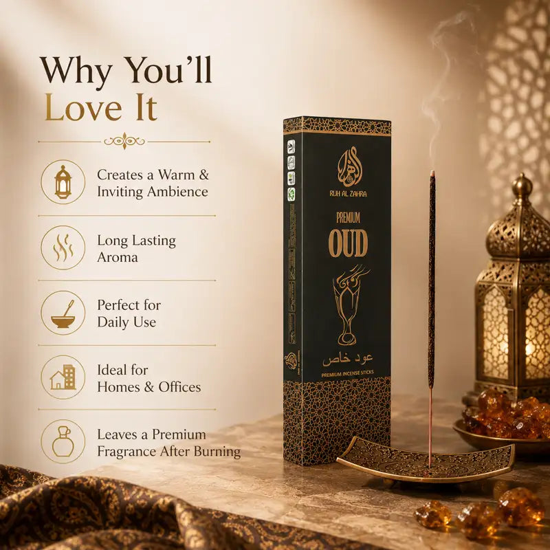 Special Premium Oud Incense Stick (Agarbatti) – 50gm
